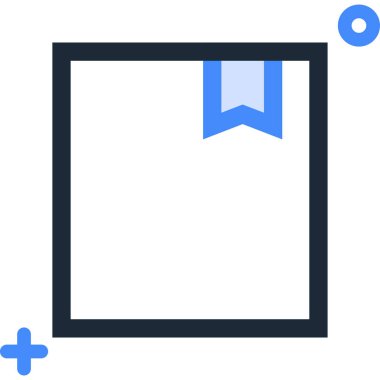 asgari vektör illüstrasyonu, yer imi simgesi