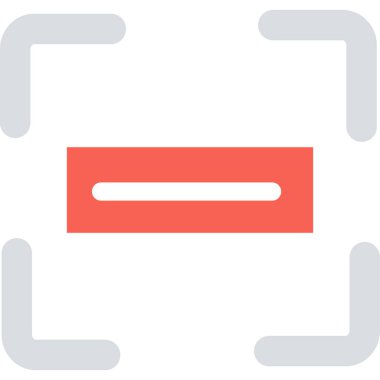 minimal vektör illüstrasyonu, simgeyi kaldır