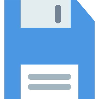 asgari vektör illüstrasyonu, simgeyi kaydet