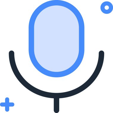 minimal vektör illüstrasyonu, mikrosimge