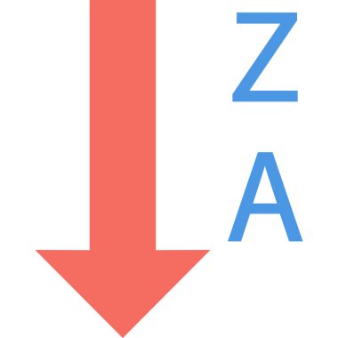 Z harfli asgari vektör çizimi