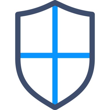 minimalist vektör illüstrasyonu, güvenlik duvarı simgesi