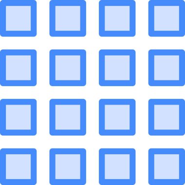 Simge menüsünün minimalist vektör illüstrasyonu