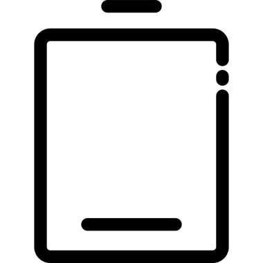 minimalist vektör illüstrasyonu, pano simgesi