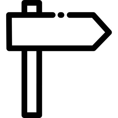 ok işaretinin siyah minimalist vektör simgesi