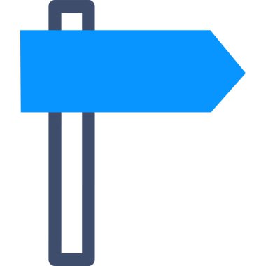 ok işaretinin siyah minimalist vektör simgesi