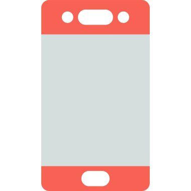 minimalist vektör illüstrasyonu, akıllı telefon simgesi