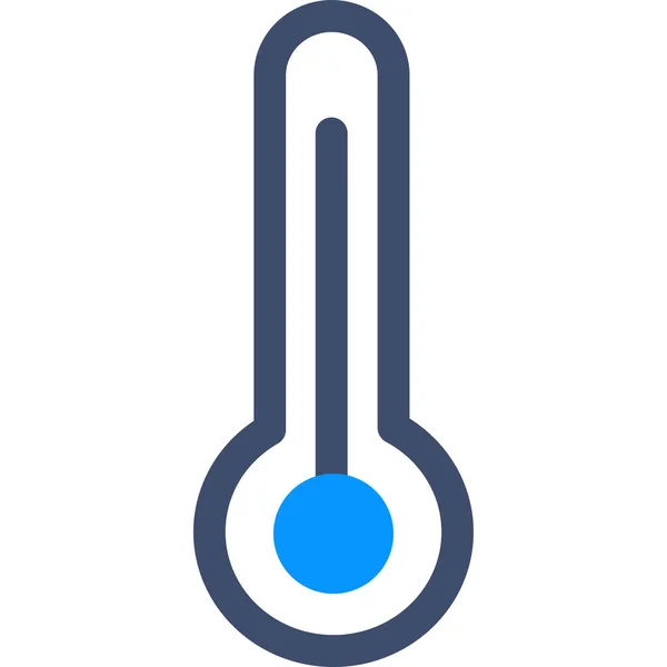 Minimalistic Vector Illustration Thermometer Icon — Stock Vector