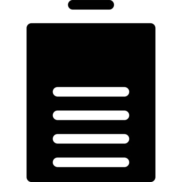 Minimalistische Vector Illustratie Van Batterij Pictogram — Stockvector