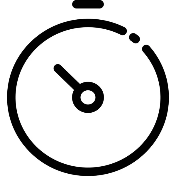 Icono Vectorial Minimalista Del Reloj Temporizador — Archivo Imágenes Vectoriales