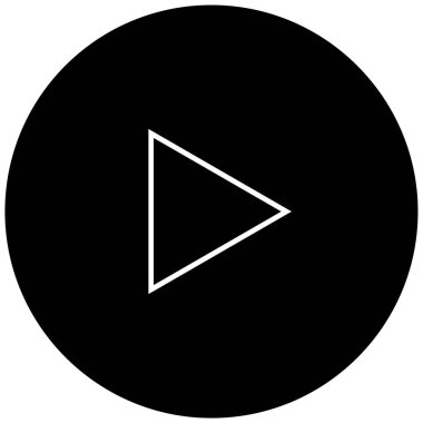 Sağ okun siyah minimalist vektör simgesi