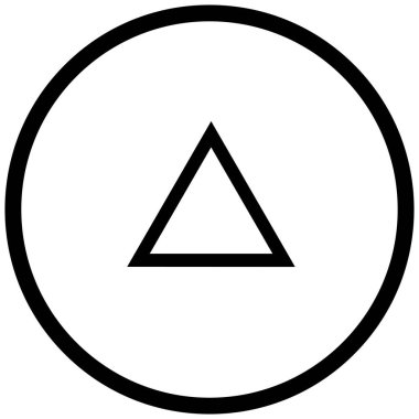 yukarı okun siyah minimalist vektör simgesi