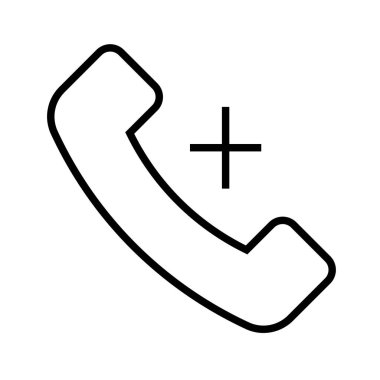 durağan telefonun siyah minimalist vektör simgesi