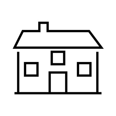 inşa etmenin siyah minimalist vektör simgesi