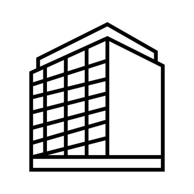 inşa etmenin siyah minimalist vektör simgesi