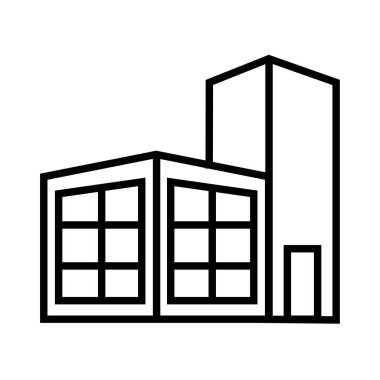 inşa etmenin siyah minimalist vektör simgesi