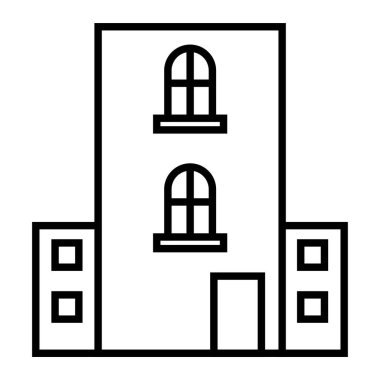 inşa etmenin siyah minimalist vektör simgesi