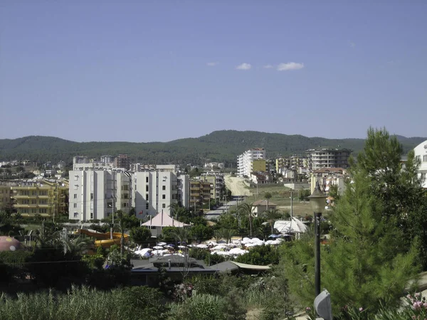 Ville Sud Est Entourée Verdure Arbres Arbustes — Photo