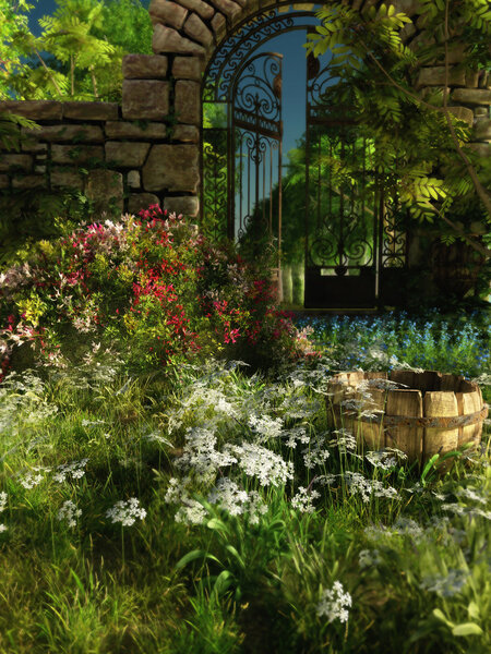 Садовая идиллия, 3d Cg