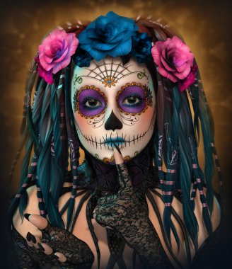 Catrina kız, 3d Cg