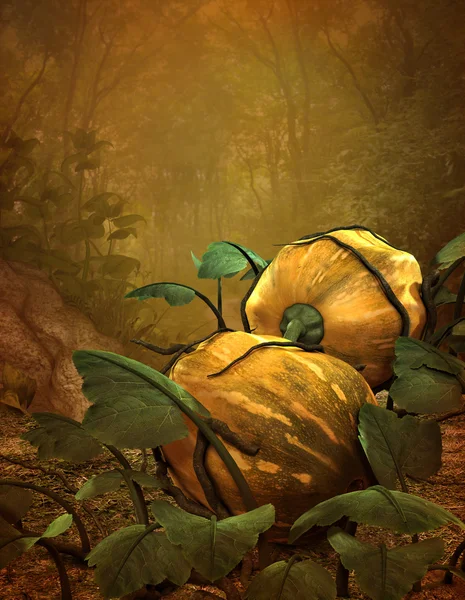 Pumpkins, 3d CG — Stock Photo, Image