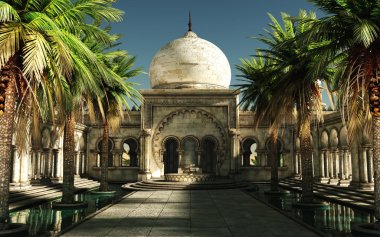 Magical Arabia, 3d CG clipart