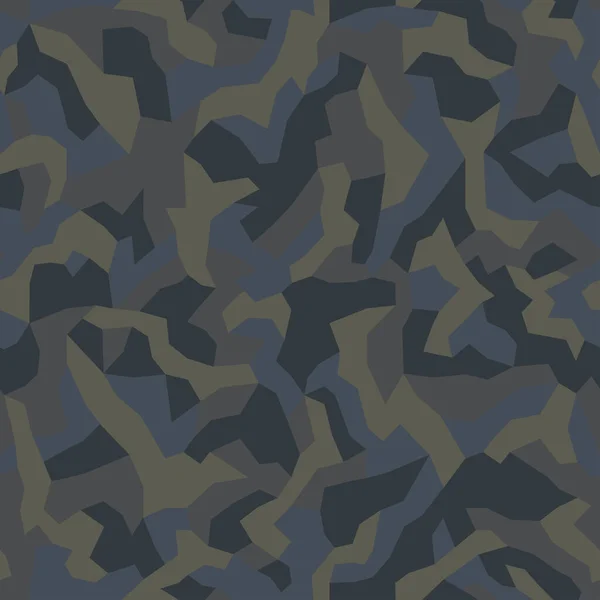 Geometriskt Kamouflage Sömlöst Mönster Abstrakt Modern Militär Urban Struktur Camo — Stock vektor