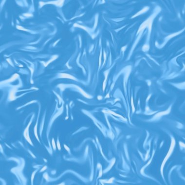 Üst görüntüde su mavisi renksiz arkaplan. Dalgalar ve yansımalarla su yüzeyinin karikatür dokusu, su çevresi duvar kağıdı, yüzme havuzu.. 