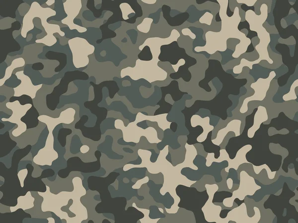 Camouflage Motif Forêt Verte Fond Sans Couture Texture Camouflage Militaire — Image vectorielle