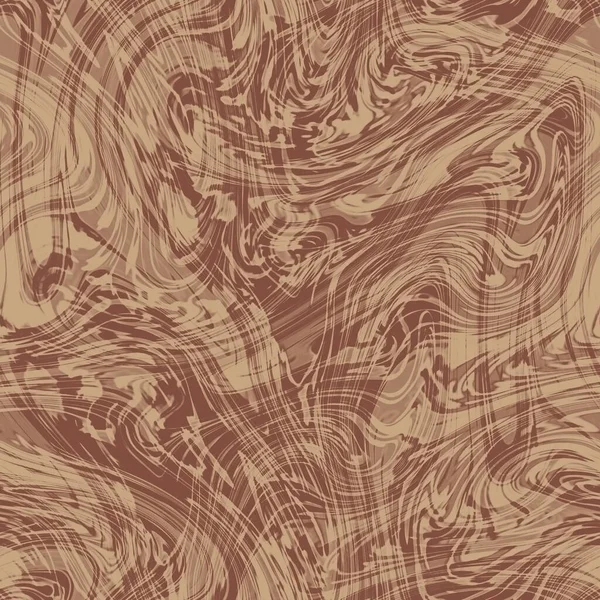 带大理石纹理图案的棕色液体背景 用于彩色玻璃 纺织品和纸张的印刷 波涛汹涌的漩涡和卷曲的形状 Ebru风格墙纸 图解波状涡旋和卷曲的形状 Ebru风格墙纸 说明1 — 图库照片