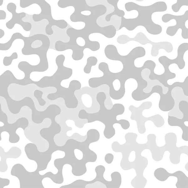 Camouflage Texture Transparente Design Mode Moderne Modèle Militaire Camouflage Blanc — Image vectorielle