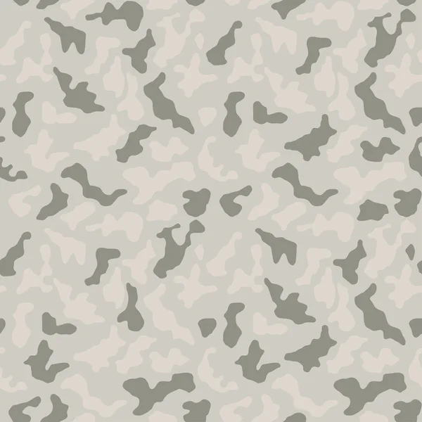 grey camouflage pattern military texture on textile. Repeat print.  Fashionable background. Vector Stock Vector