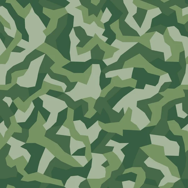 Padrão Camuflagem Geométrica Elegante Textura Sem Costura Abstrato Verde Militar — Vetor de Stock