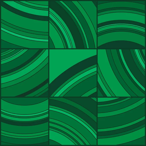 Azulejo Texturizado Verde Oscuro Abstracto Textura Ebru Jaspeada Líquida Anillo — Vector de stock