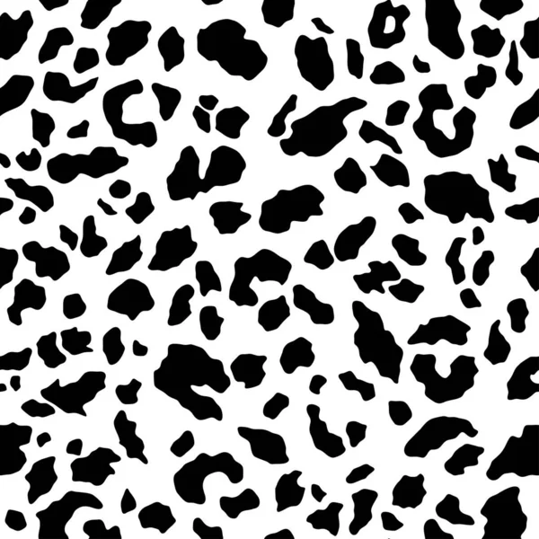 Textura Sem Costura Leopardo Pele Animal Padrão Pele Jaguar Chita — Vetor de Stock