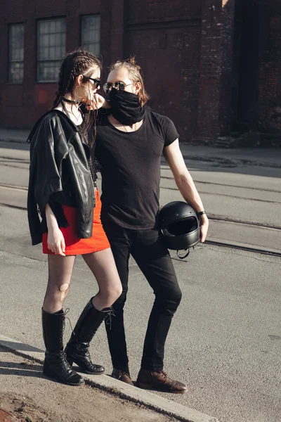 Portrait of loving man and woman — Stock Photo, Image