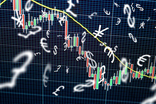 Fundo negociação Forex — Fotografia de Stock