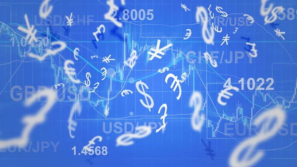 Forex trading background — Stock Photo, Image