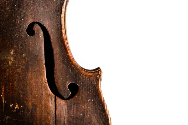 Alte kaputte Geige — Stockfoto