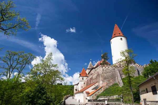 Castillo de Krivoklat en la República Checa — Foto de Stock