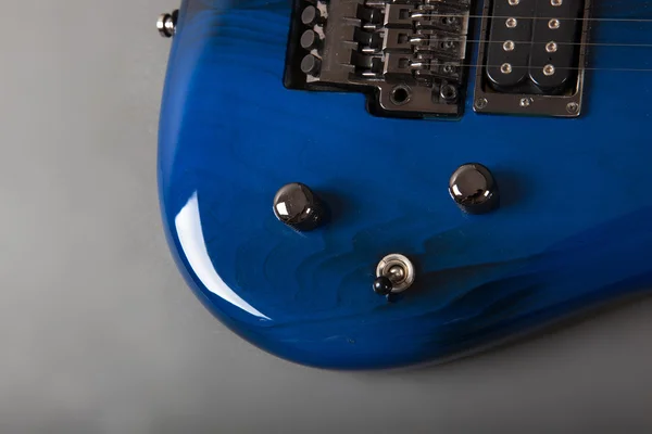 Guitarra elétrica de perto — Fotografia de Stock