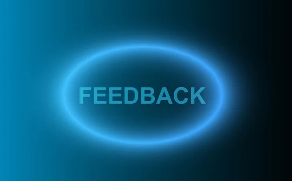 Feedback-Prozess Hintergrund in Farbe — Stockvektor