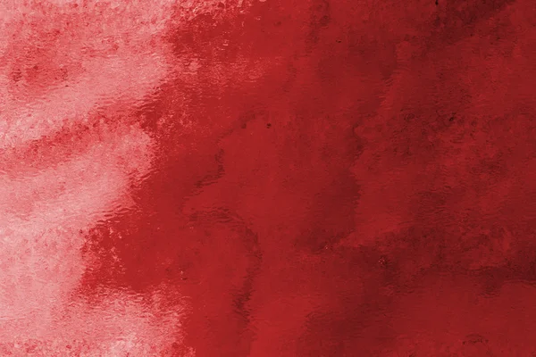 Red watercolor background for backgrounds or textures — Stock Photo, Image