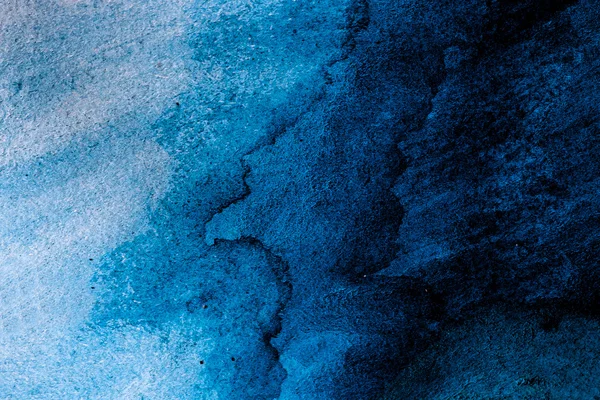 Fondo de acuarela azul para fondos o texturas — Foto de Stock