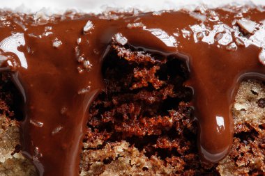 Pasta çikolata ile yakın çekim