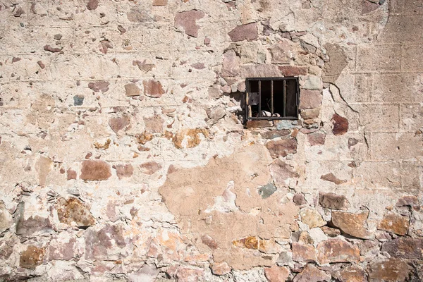 Eski duvar ve kale Barselona — Stok fotoğraf