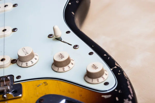 Vintage elektrische gitaar — Stockfoto