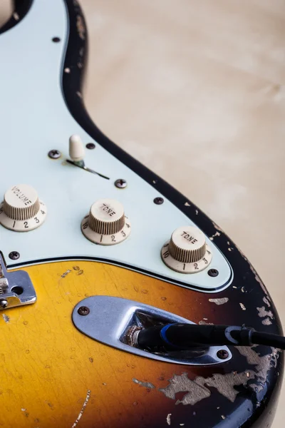 Vintage elektro gitar — Stok fotoğraf