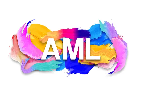 Anti Money Laundering Concept image of Business Acronym AML (Anti Money Laundering)