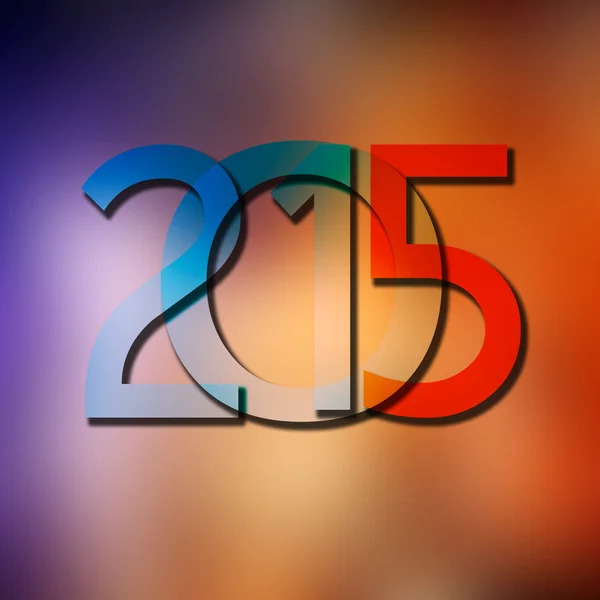 New Year 2015 background concept — Stock Photo, Image